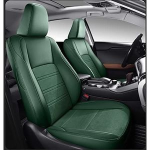 Stoelhoezen Beschermhoezen Auto Lederen Bekleding Aangepast Voor Vw Voor Up Voor Golf Voor Polo Voor Caravelle Voor Multivan Voor Sharan Voor Passat Voor Variant Voor T-roc Voor T-cross(GROENTE)