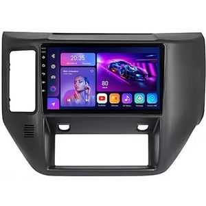 9"" 2 DIN Android 14 Autoradio Stereo voor Nissan Patrol V 5 Y61 2004-2021 met draadloze CarPlay Backup Camera Stuurwielbediening GPS Navigatie Bluetooth(Black,L600(6+128G))
