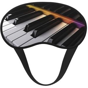 Slaapmasker voor zijslaper zijden slaapmaskers met elastische band, super zachte oogslaapschaduwhoes, pianosleutel verduisterend nachtblinddoek voor vrouwen mannen reizen