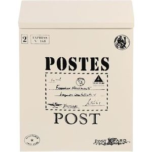 Postdozen Brievenbus Brievenbussen Wandbrievenbus Decoratieve Wandmontage Posthouder Beveiligde Brievenbus Retro Ijzeren Plaat Voor Buiten Pakketkast