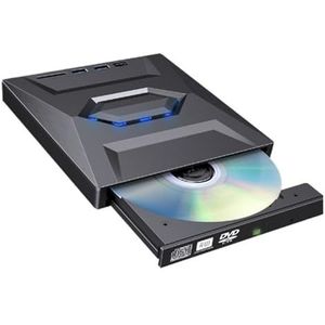 USB Externe Dvd Optische Drive Schijfbrander Externe Computer Laptop Mobiele Optische Drive Speler Gebruiksvriendelijk(4-in-1 Multi-Function Burner)
