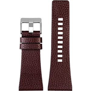 Quick Release horlogebanden, horlogeband retro lederen polsband DZ7406 DZ7408 DZ4280 DZ4343 herenarmband prachtig (kleur: 22 mm, maat: bruin S) (Color : 32mm, Size : Brown S)