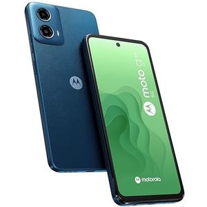 Motorola G34 5G 128 GB, ontgrendelde smartphone, 6,5 inch display, 50 MP dubbele sensor, 5000 mAh batterij, 20 W oplader en beschermhoes inbegrepen, Ocean Green