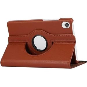 360 Roterende Tablet Cover Geschikt for Lenovo Tab M8 4e Gen 2023 8 inch TB-300FU TB-300XU Stand Tablet Gevallen(Brown)
