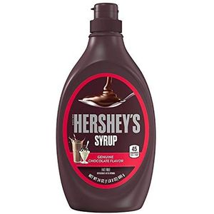 Hershey's Chocoladesiroop - Maak dikke en heerlijke warme chocolademelk - Favoriete chocoladesaus voor kinderen voor desserts - Vegetarisch vriendelijke snoepjes, 680 g