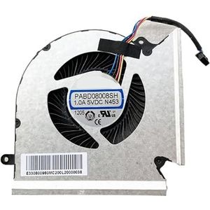 CPU GPU-koelventilator voor MSI GE66 GP66 GL66 MS-1541 MS-1542 N453 N454 PABD08008SH(CPU FAN)