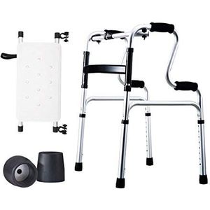 Comfortabele lichtgewicht rollators Staande manduitrusting Walkers voor senioren Up voor senioren Volwassen aluminiumlegering (G 51 * 46 * 72cm) (F 51 * 46 * 72cm) Decoration