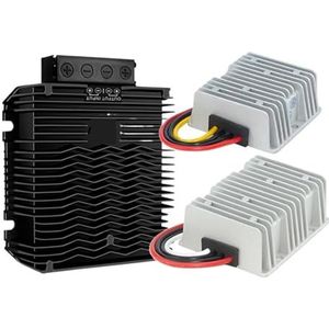 1 x krachtige hefomvormer 18-36 V naar 48 V 1-50 A, 24 V, tot 48 V, 2400 W, waterdichte voedingsmodule (32 A)