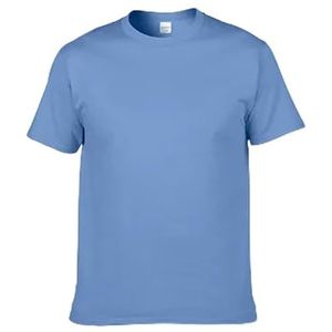 LQHYDMS Heren T-shirt Blank T-Shirt Mannen Korte Mouw Tshirts Effen Katoen Homme Tee Shirt Zomer Mannen Kleding Plus Size, Carolin, XL