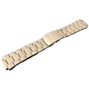 Fijne stalen horlogeband geschikt for CASIO AE-1200WH/1300WH Klassieke kleine vierkante zilveren blok 18 mm metalen band