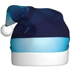 MYGANN Blauwe Zeemeermin Unisex Kerst Hoed Voor Thema Party Kerst Nieuwjaar Decoratie Kostuum Accessoire