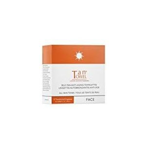 TanTowel Face Anti-Aging Zelfbruine handdoek, 15 stuks