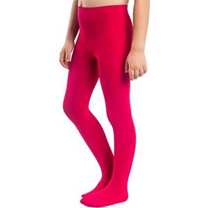 NOQ Dikke panty voor meisjes, Corina Plain, 120 DEN, warmvoetige leggings, kinderkamer, ballet, dansles, ondoorzichtig, zwart, marineblauw, wit, roze, NOQ roze, 104-110