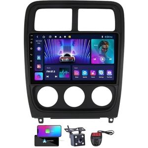 Android 13 9 Inch 2 Din QLED Autoradio Voor Dodge Caliber PM 2009-2013 - Camera DVR GRATIS - Steun Carplay Android Auto DSP Stuurwiel FM RDS DAB WIFI 4G BT 5.0 Split-Screen(NF-1)