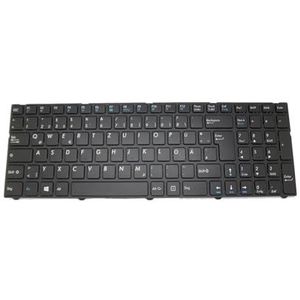 Laptoptoetsenbord voor Medion voor AKOYA P7628 MD99280 P7632 MD99223 MD99437 MD99444 Zwart met frame FR Frankrijk/GR Duits/BE België(GR German)