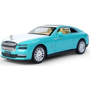 Mini Legering Klassieke Auto 1:32 Auto Legering Luxy Automodel Gegoten Speelgoedvoertuig Metalen Automodel Simulatie Geluid Cadeau (Color : Blue)