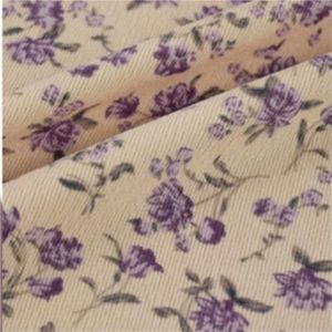 Geborduurde katoenen corduroy stof, Sweet Cute Flower Corduroy Fabric Autumn Winter Cotton-Padded Dress Trousers Sewing Tela(Color-16)
