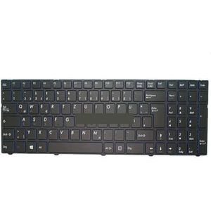 Laptoptoetsenbord voor MEDION voor AKOYA P7653 MD61192 MD61193 MD61246 MD61247 Blauwe rand Duits/België BE/Engelse gebruikersinterface/Zwitsers-Duits(German)