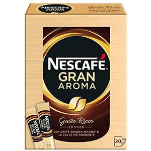 NESCAFÉ GOLD koffie oplosbaar etui, 20 zakjes, 34 g