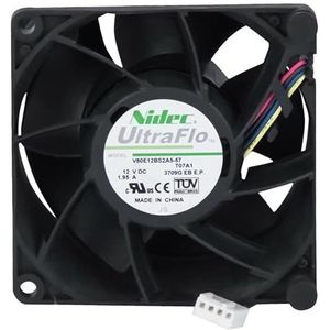 LMNCBVYA -Wire Server Fan with High Precision Double Ball Bearing V80E12BS2A5-57 80mm 12V 1.95A 4