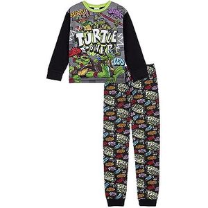TEENAGE MUTANT NINJA Turtles Jongens Pyjama Pjs Set, Groen, 6-7 jaar