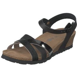 Rohde 5526 Verona Damessandalen, sandalen, breedte G, zwart, 40 EU