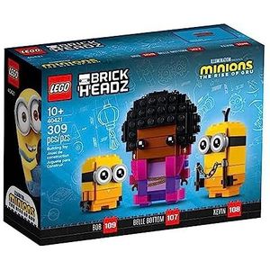 LEGO Minions Brickheadz Belle Bob, Kevin en Bob Set 40421