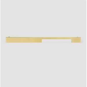UIHMSWYAL Moderne minimalistische badkamerkast handvat eenvoudige Europese gouden kast kledingkast profiel handvat meubels hardware (maat : geborsteld koper 6841A groot)