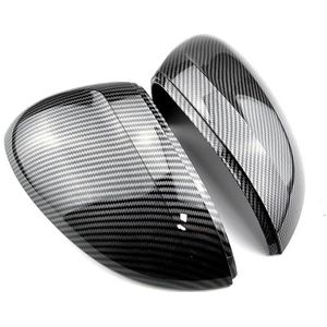 Voor Vw Voor Passat B8 Cc Voor Arteon 2016-2019 Heldere Zwarte Achteruitkijkspiegel Cover Bescherming Cap Spiegel Cover Achteruitkijkspiegelafdekking(Carbon Look black)