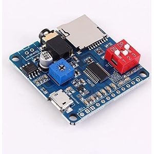 Spraakweergave module, MP3-speler UART I/O trigger versterker klasse D 5W Serial Port Control Playback compatibel