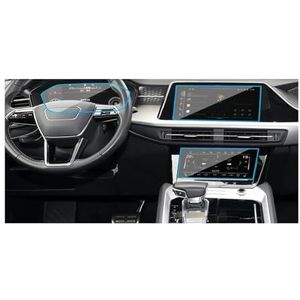 Displaybeschermfolie Voor Q6 2022 2023 2024 2025 10.1"" Navigatieschermbeschermer Auto Dashboard Beschermfolie(Navigation+Instrument+Lower Screen)