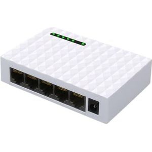 5-poorts Gigabit Switch Smart Switch Ethernet 1000Mbps High Performance Ethernet Netwerk Switch RJ45-Hub Internet Splitter (Kleur: US 5 Port 1000Mbps)