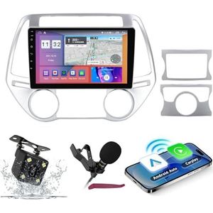 Android 14 Autoradio Navi voor H-yundai i20 (2012-2014) 9 ""Schermradio met draadloze carplay Android Auto GPS Navigatieondersteuning Bluetooth 5.0 HIFI FM 5G-WiFi SWC MIC,M200s