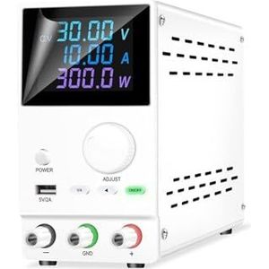 Tafelvoeding van laboratoriumkwaliteit, Laboratorium DC Voeding Verstelbare Unit 30V 10A 5A 60V 3A Spanningsstabilisator Regulator USB Switching Power bron Eenvoudig in te stellen en te gebruiken(SPPS