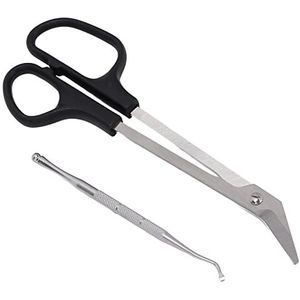 Lange Teennagelschaar met een Uniek Ergonomisch Ontwerp en Nagelplukker voor Eenvoudig Gebruik Door Senioren en Volwassenen, Grote Roestvrijstalen Teennagel Knipper