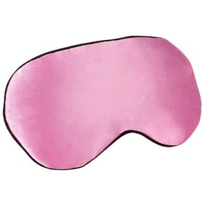 3 stuks zijden ooglapje slaapmasker ooglapje verstelbare reizen licht blokkerende relaxhoes oogschaduw slapen om te slapen (roze)