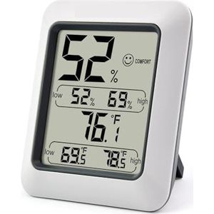 Digitale Hygrometer Kamerthermometer Binnen Elektronische Temperatuur-vochtigheidsmeter Weerstation For Thuis