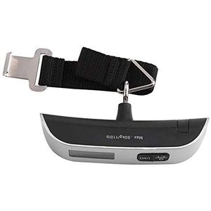 Handbagageweegschaal, elektronische weegschaal, draagbaar, zeer nauwkeurig, T-vorm, digitale weegschaal, temperatuursensor en kalibratiefunctie