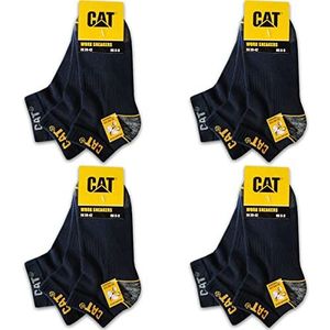 Caterpillar 12 Paar CAT WORK SNEAKERS SOCKS Werk Sneakers Sneaker Sokken Werk Sokken Kousen Maat 39-50 (39-42, Blauw)