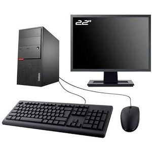 PC Lenovo M900 Tower Display 22 inch Intel G4400 RAM 64 GB SSD 1 TB WiFi W11 (gereviseerd)