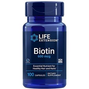 Life Extension Biotin, 600mcg - 100 Capsules