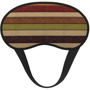 Horizontale strepen slaap oogmasker voor vrouwen mannen zacht en comfortabel slaapmasker verduisterende slaapoogdekking voor reizen yoga dutje ploegendienst werk