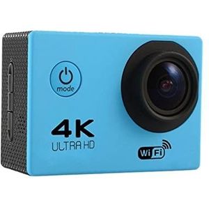 2.0"" H16-6S Actiecamera HD, 720p Waterbestendig DVR WiFi Sport Camera, Remote Control Action Dash Camera, Loop Noting Video Camcorder(Color:Blue)