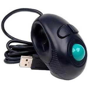 Vinger Hand Held 4d Usb Bedrade Mini Trackball Muis, Past links- en rechtshandige Gebruikers Geweldig voor Laptop Liefhebbers