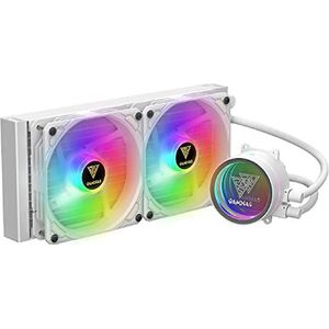 GAMDIAS Chione M3-240W RGB Waterkoeling Kit (2.4E+2W, 12V, 3E+1dB, Blanc, 119mm, Desktop)