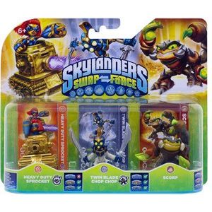 Sprocket, Chop Chop, and Scorp (Skylanders Swap Force) Triple Character Pack