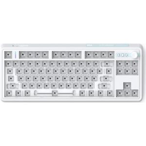 QPSJXN Pakking Gemonteerd Bluetooth Draadloos DIY Mechanisch Toetsenbord Met Hot-swappable RGB Backlighting (84key toetsenbord kit)