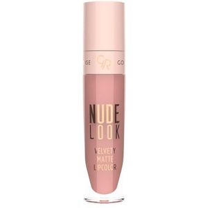 Golden Rose Nude Look Velvety Matte Lipstick - 03 Rosy Nude