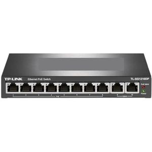 8-poorts Gigabit PoE + 2 Gigabit Uplink 10-poorts PoE-switch Netwerksplitter 1000M Switch TL-SG1210DP VLAN-ondersteuning,Schakelde soepel