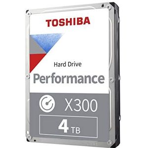 Toshiba X300 4TB Performance & Gaming 3,5-inch interne harde schijf - CMR SATA 6 GB/s 7200 RPM 512 MB cache - HDWR740XZSTA